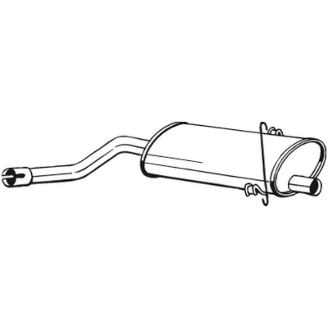 Silencieux Intermédiaire Bosal 215-761