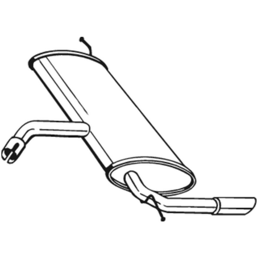 Silencieux Arrière Bosal 227-043