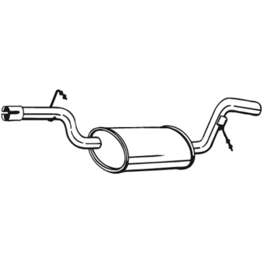 Silencieux Central Bosal 233-157