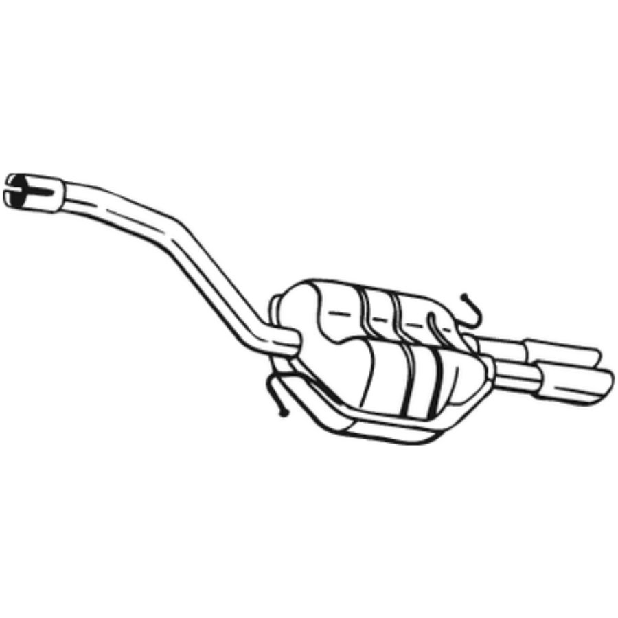 Silencieux Arrière Bosal 233-165