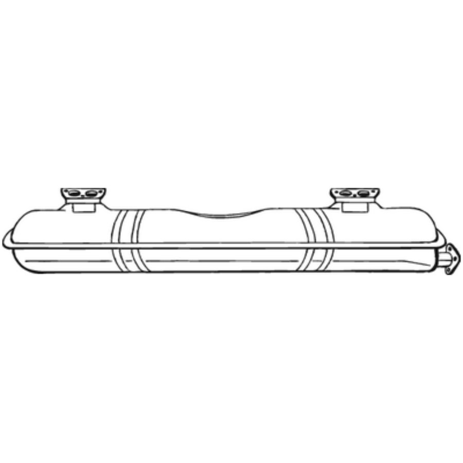 Silencieux Avant Bosal 233-203