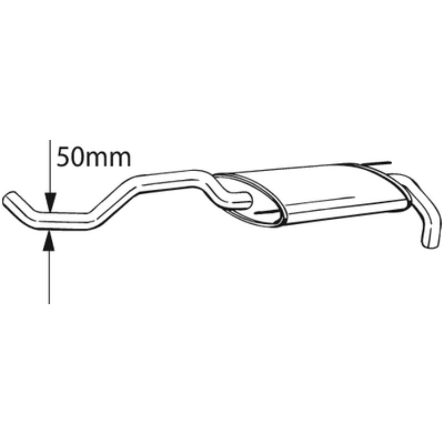 Silencieux Arrière Bosal 233-399