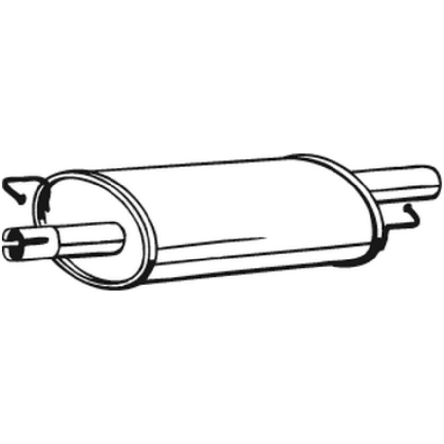 Silencieux Central Bosal 233-577