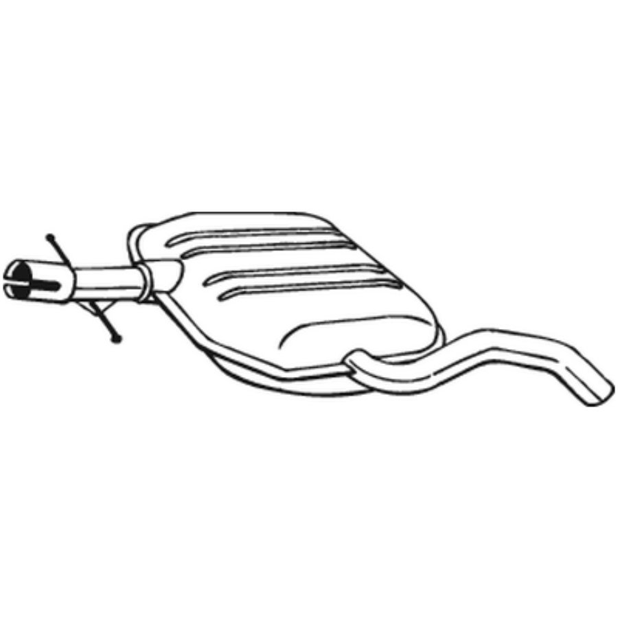 Silencieux Central Bosal 233-689