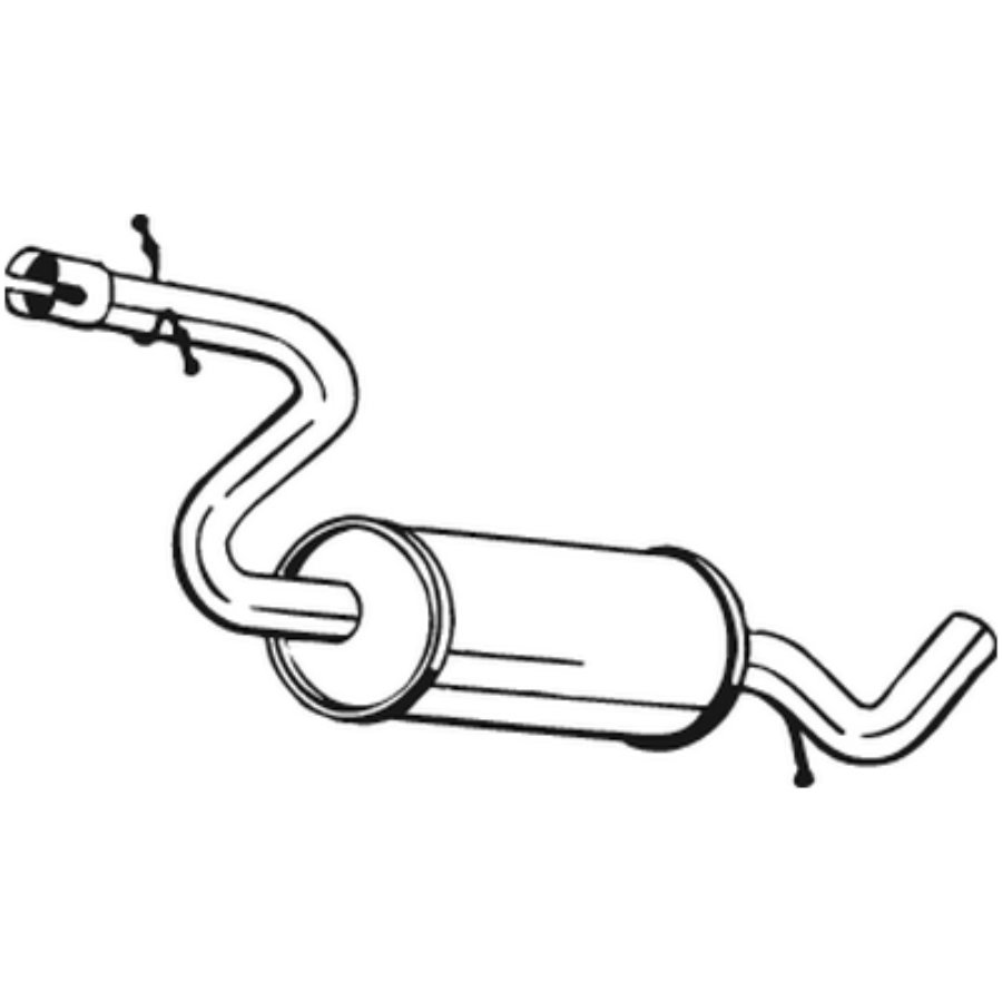 Silencieux Central Bosal 233-811