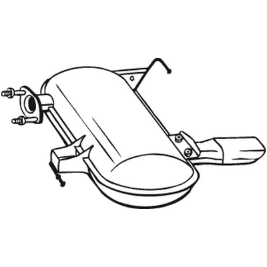Silencieux Arrière Bosal 247-009