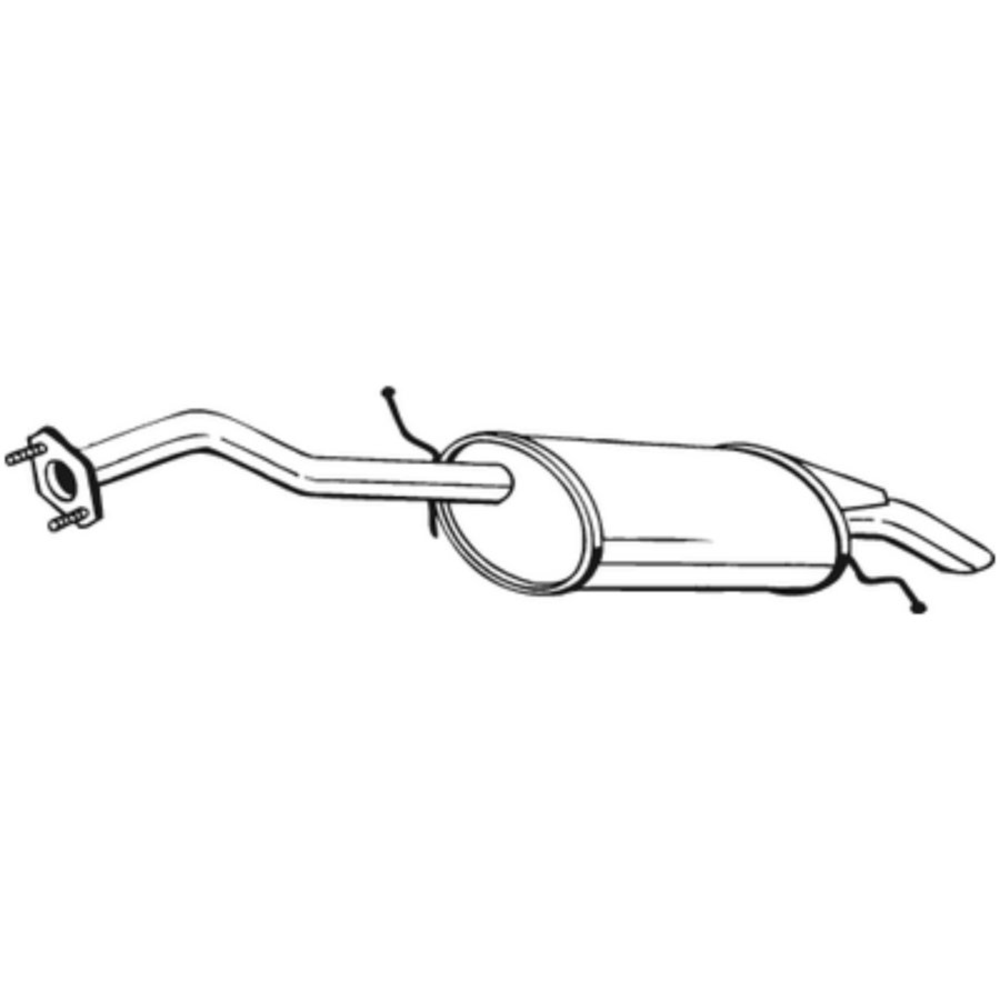 Silencieux Arrière Bosal 278-125