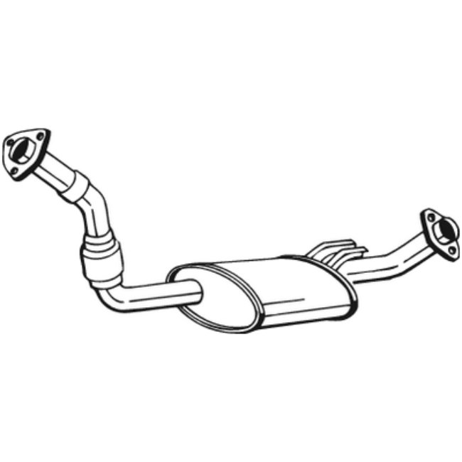 Silencieux Avant Bosal 281-689