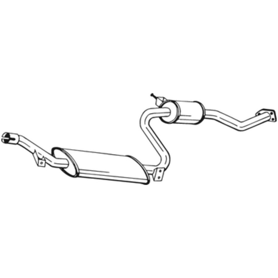 Silencieux Central Bosal 282-409
