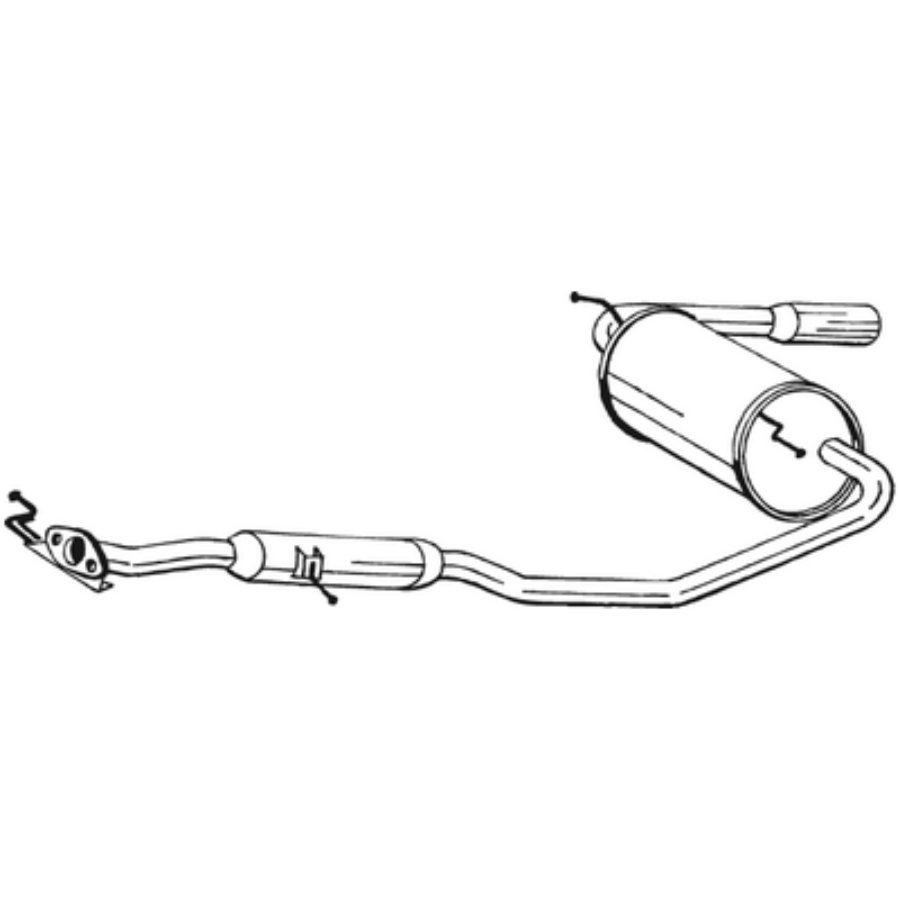 Silencieux Arrière Bosal 284-567