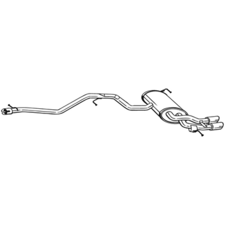 Silencieux Arrière Bosal 286-363