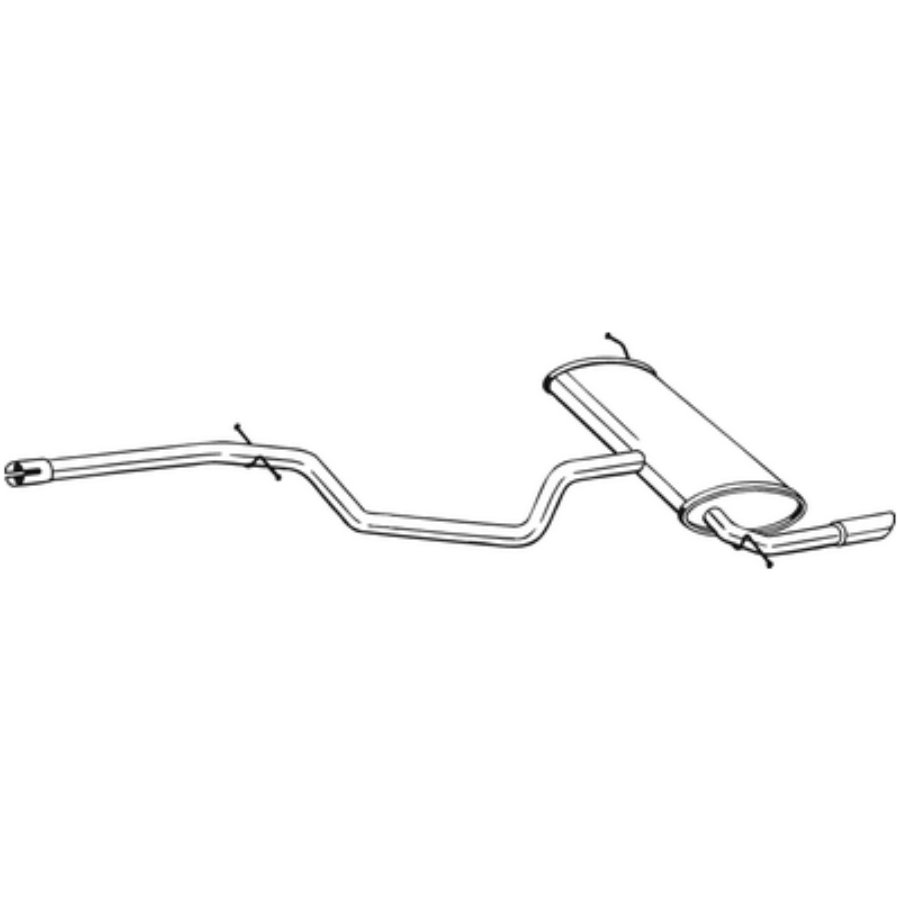 Silencieux Central Bosal 289-035