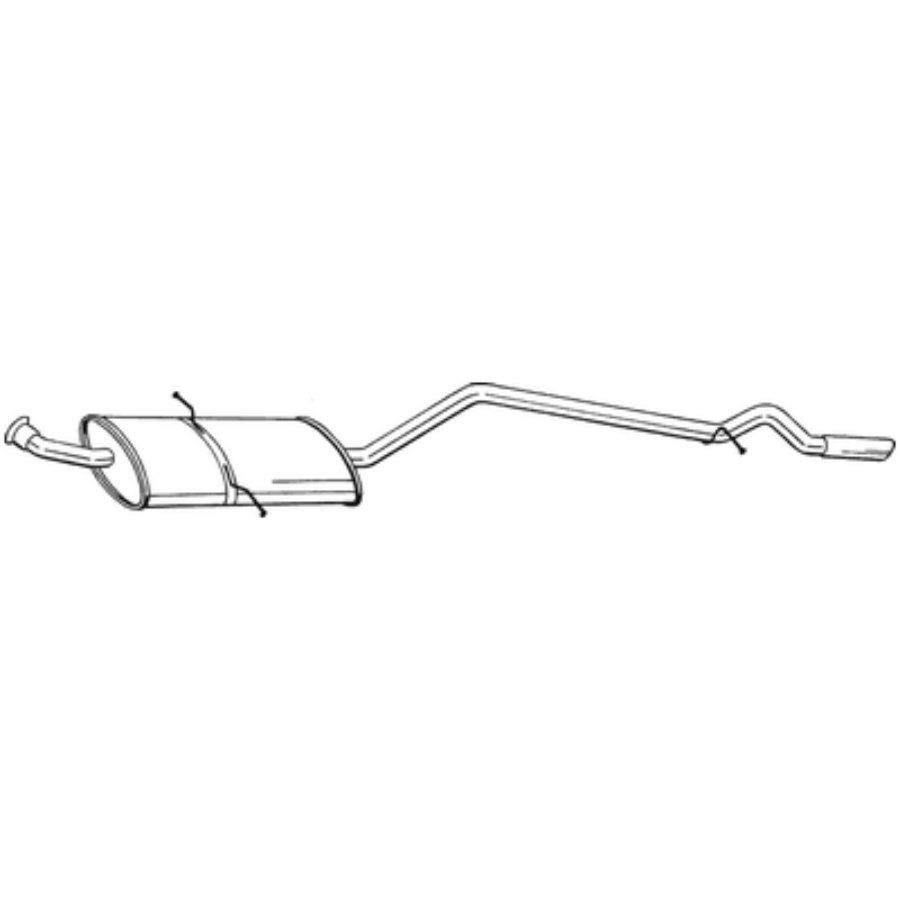 Silencieux Arrière Bosal 291-429