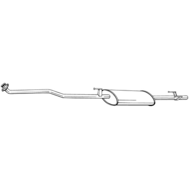 Silencieux Avant Bosal 294-217