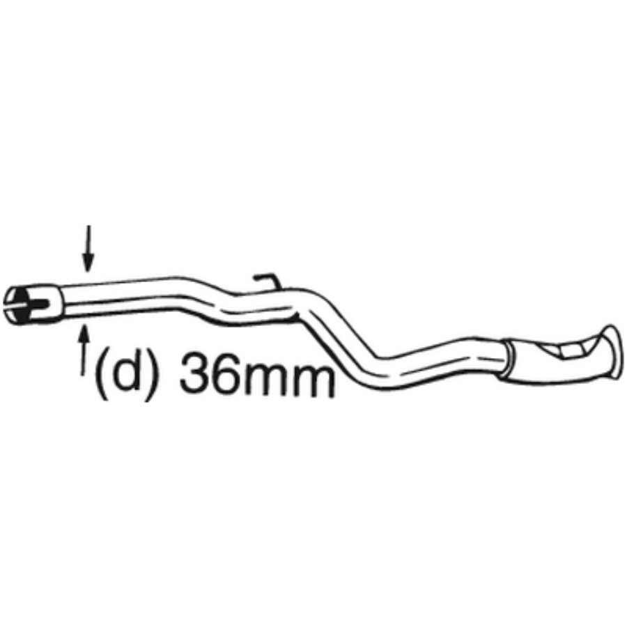 Tube D'échappement Bosal 889-167