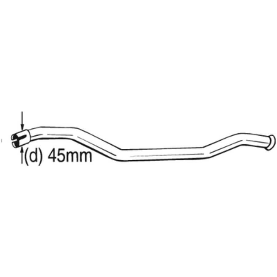Tube D'échappement Bosal 889-169