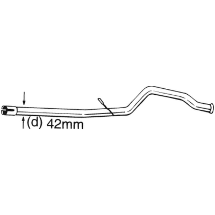 Tube D'échappement Bosal 889-183