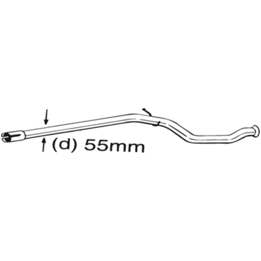 BOSAL  889-535 Tube de r&eacute;paration, catalyseur
