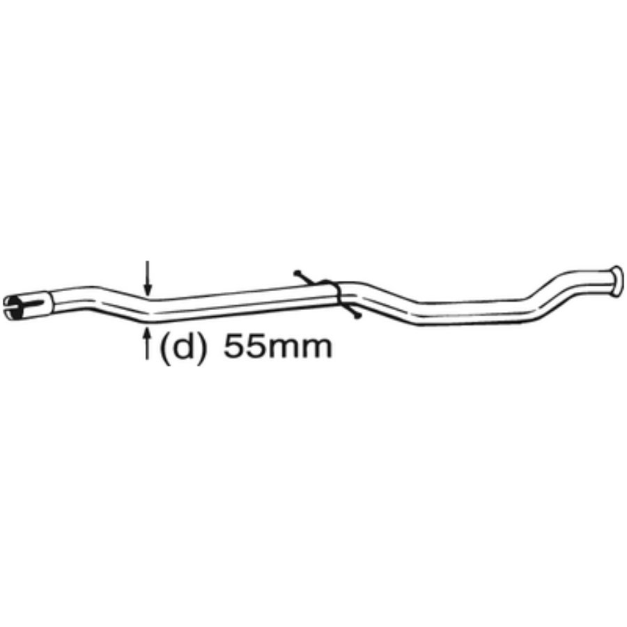 Tube D'échappement Bosal 889-545