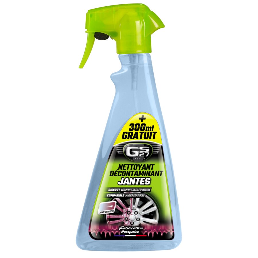 Décontaminant Jantes 500 Ml + 300 Ml Gratuit Gs27