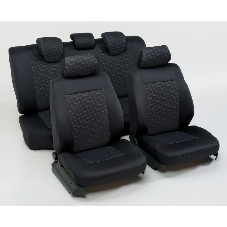 Jeu Complet De Housses Sur Mesure Voiture Bancarel Tissu Avorio Av6