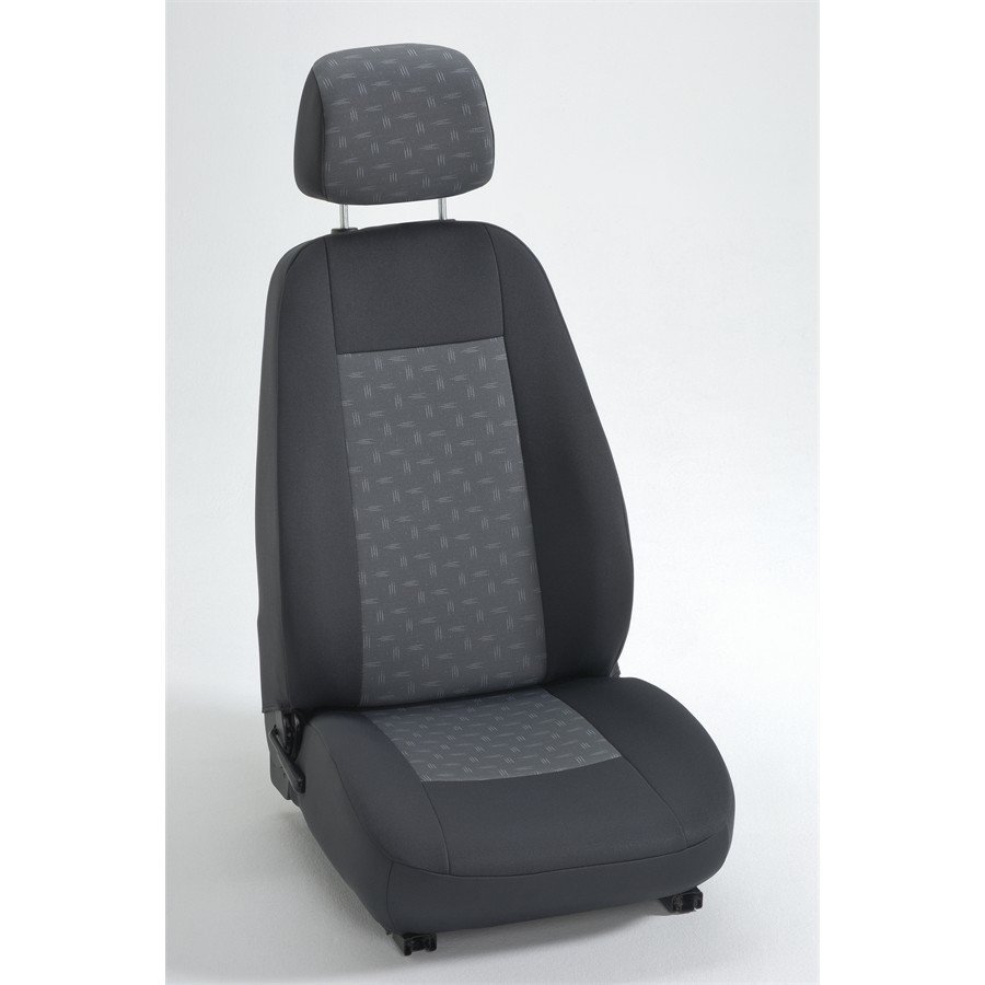 Jeu De Housses Sur Mesure 2 Sièges Avant Voiture Bancarel Tissu Avorio Av3