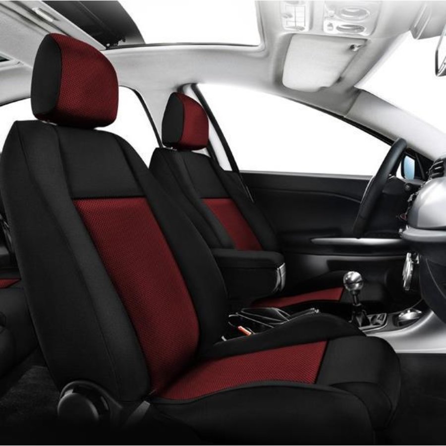 Jeu De Housses Sur Mesure 2 Sièges Avant Voiture Bancarel Tissu Metalika Me1