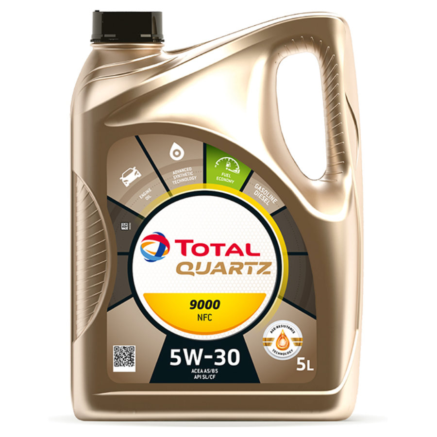 Huile Moteur Totalenergies Quartz 9000 Nfc 5w30 Essence Et Diesel 5 L