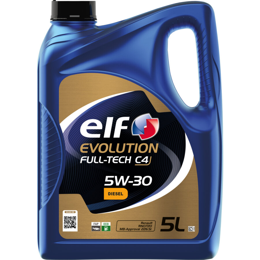 Huile Moteur Elf Evolution Full-tech C4 5w30 Diesel 5 L