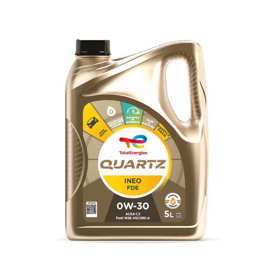 Huile Moteur Totalenergies Quartz Ineo Fde 0w30 Essence Et Diesel 5 L