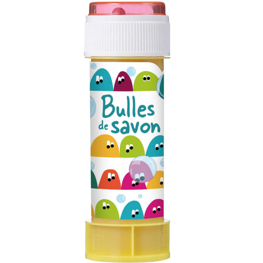 Flacon De Bulles De Savon Coloré