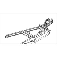 Essieu de remorque 750 kg TR002822