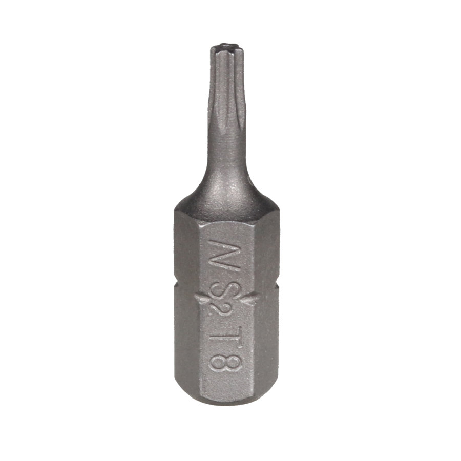 1 Embout 25 Mm Torx T8 Carré 1/4 Norauto\
