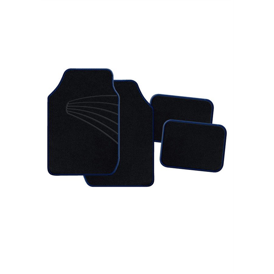 NONAME 4 Tapis Universel En Moquette Bleu