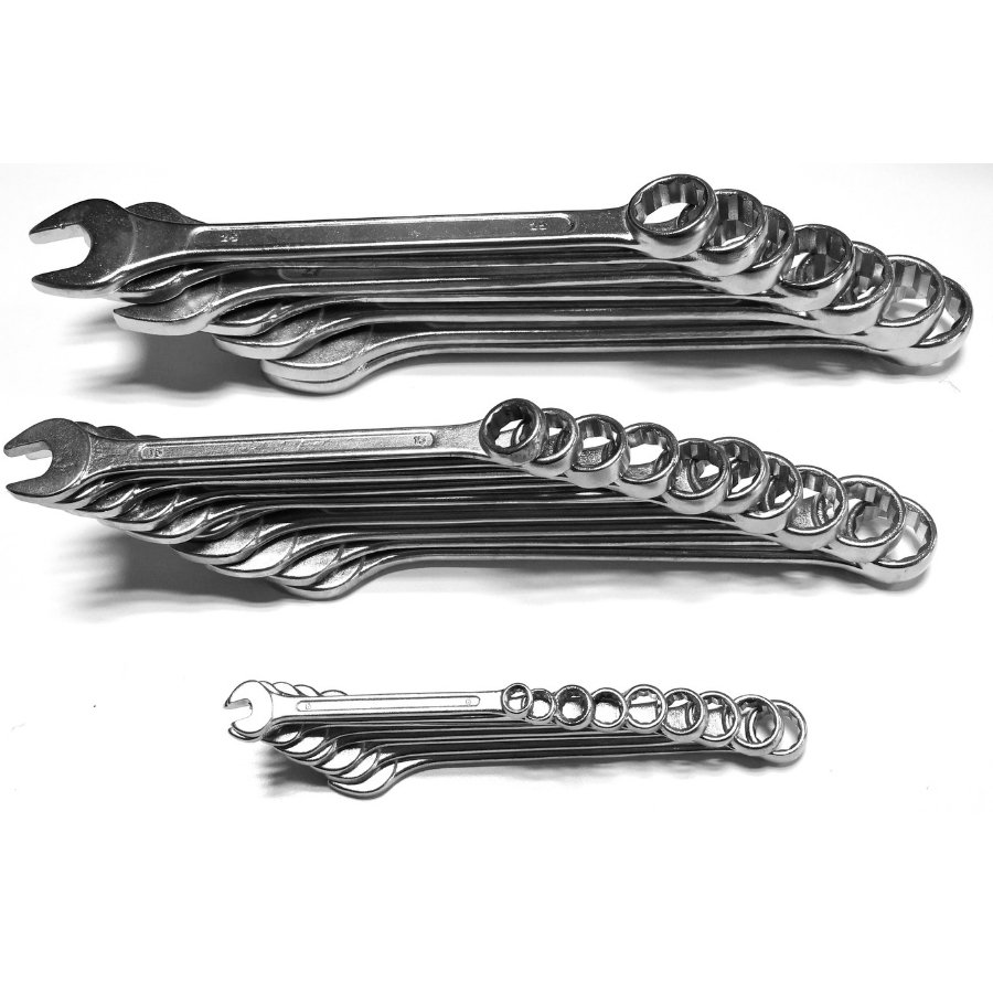 26 Clés Mixtes Spline 6-32 Mm