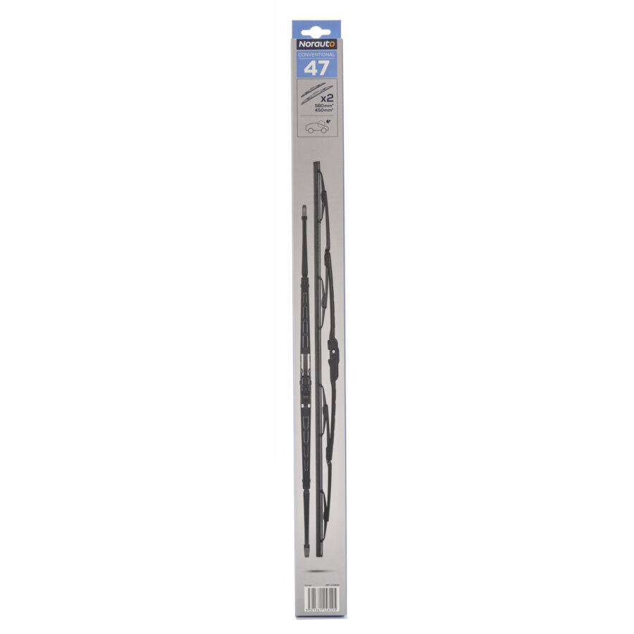 2 Balais D'essuie-glace Norauto Conventional 47 560mm/450mm