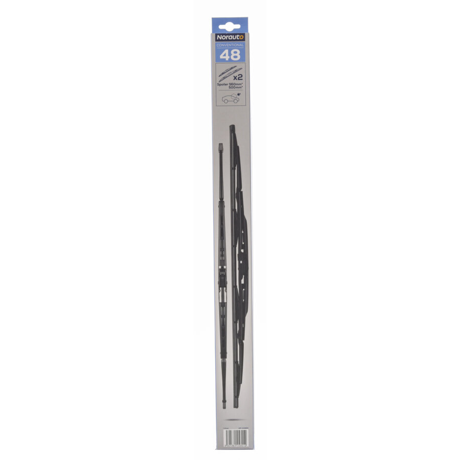2 Balais D'essuie-glace Norauto Conventional 48 560mm/500mm