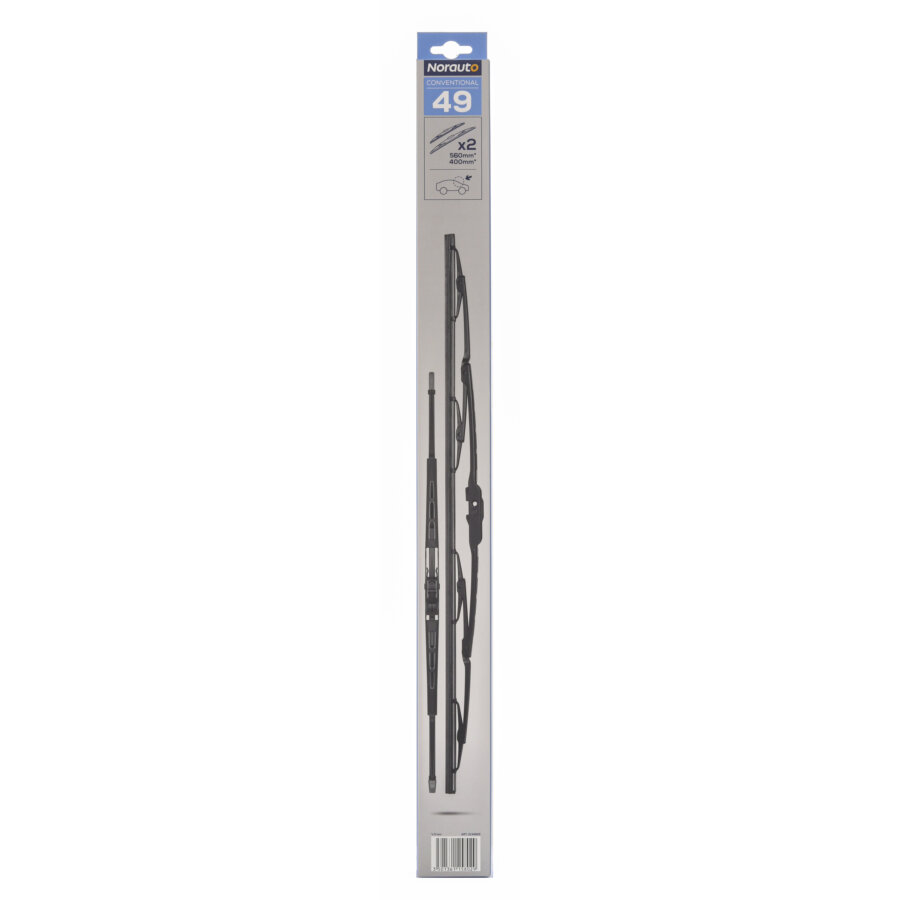 2 Balais D'essuie-glace Norauto Conventional 49 560mm/400mm
