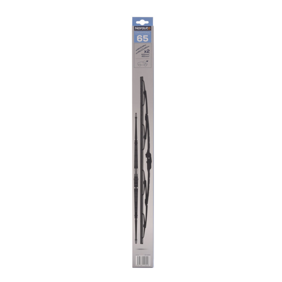 2 Balais D'essuie-glace Norauto Conventional 65 600mm/450mm
