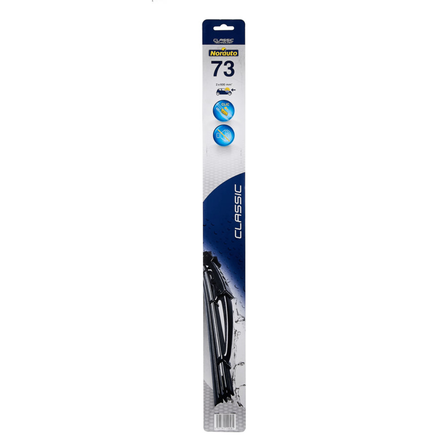 2 Balais D'essuie-glace Classic Norauto 73 600/600 Mm