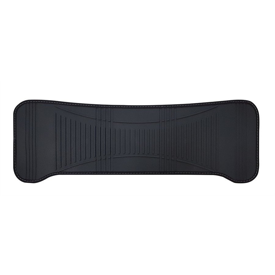 1 Tapis Arrière Avec Connecteur Central Bosselé Universel Norauto En Pvc Noir