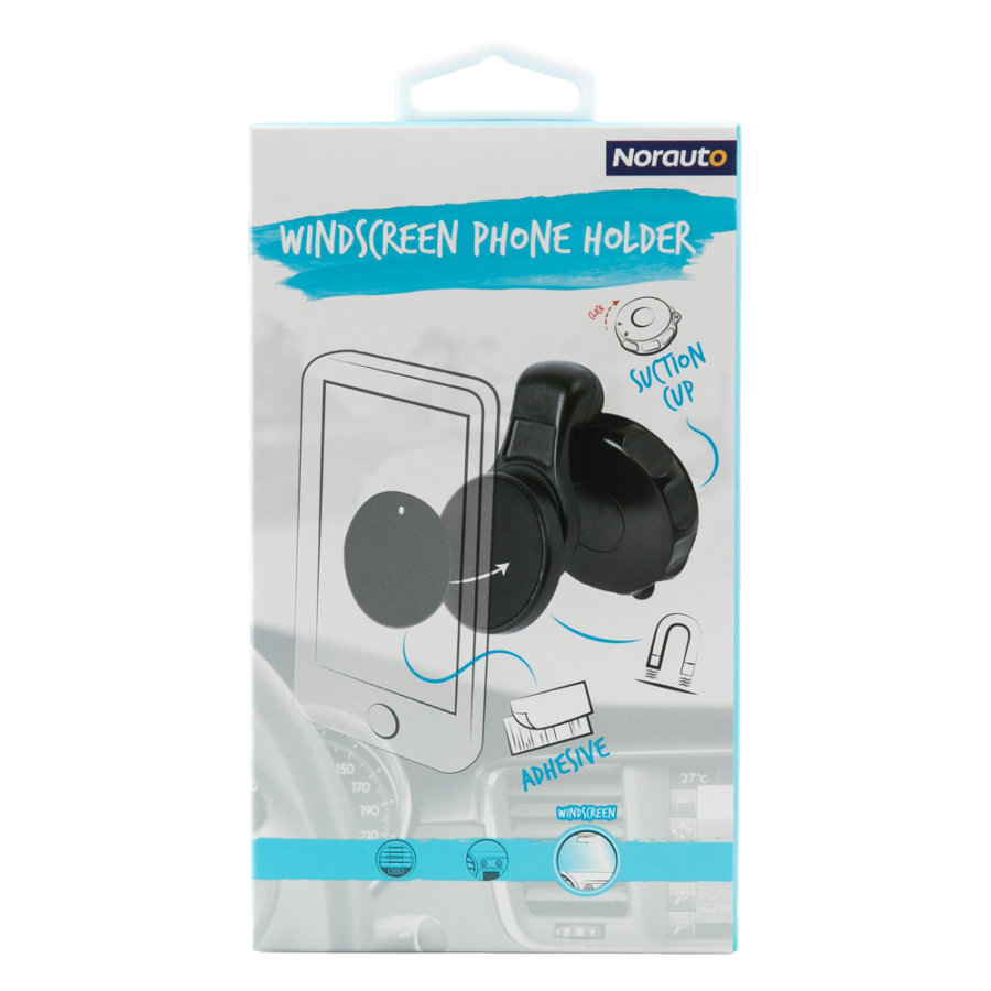 PANAMALAR Support Magnétique Pour Téléphone De Voiture, Porte-téléphone Aimanté Pliable 3-Axes Avec Ventouse, 360°Rotation Support Voiture Pour IPhone 16/15/4/13/12 Ou Téléphone Android (Black