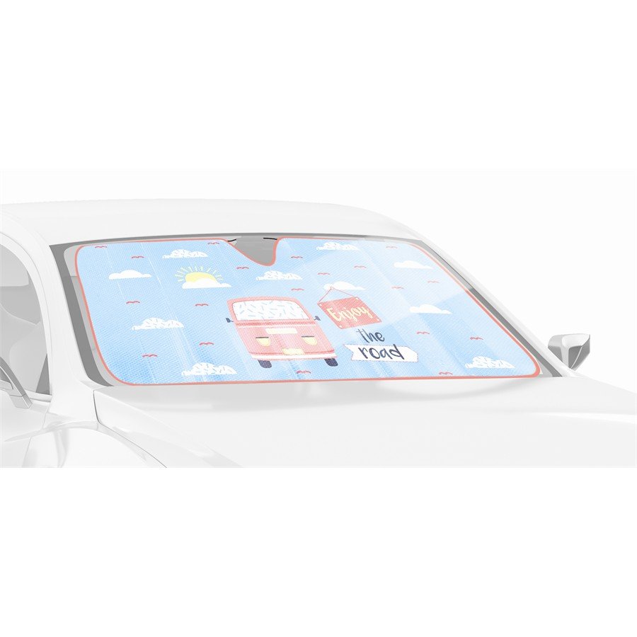 Pare-soleil Voiture Universel 140x80 Cm - Protection UV, Pliable, Pour SUV Et Berlines