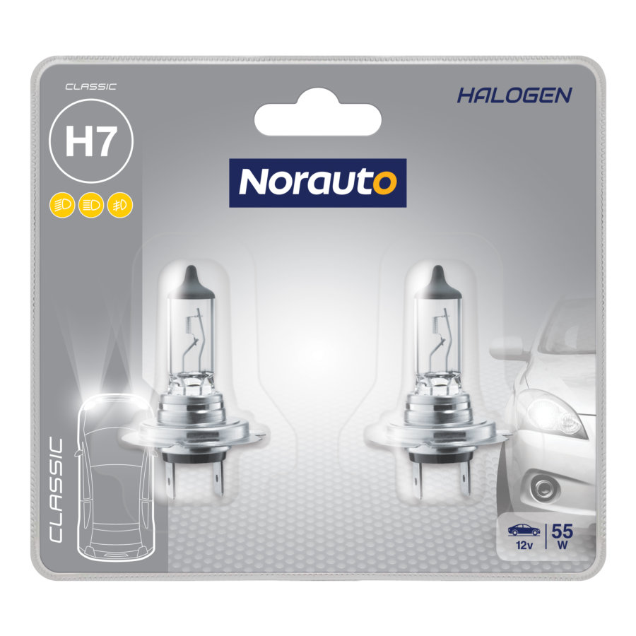 2 Ampoules H7 Norauto Classic