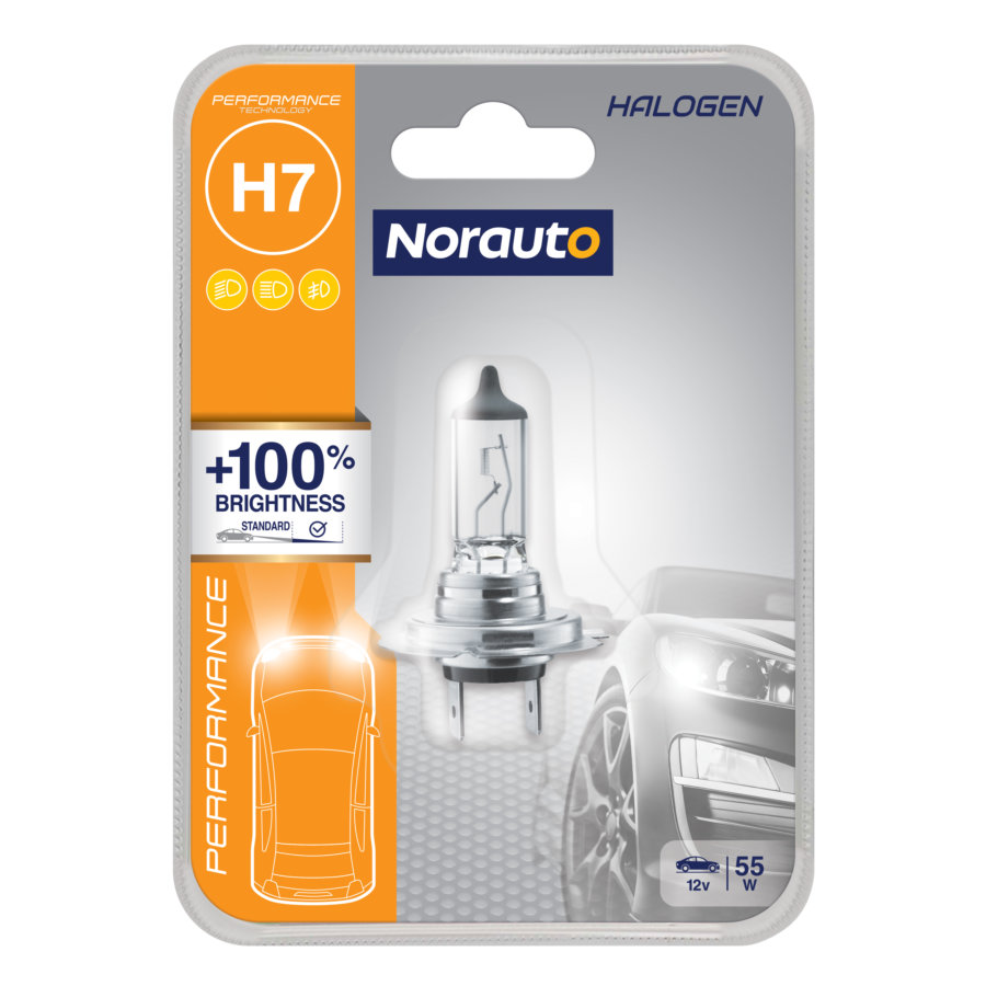 1 Ampoule H7 Norauto Performance +100%