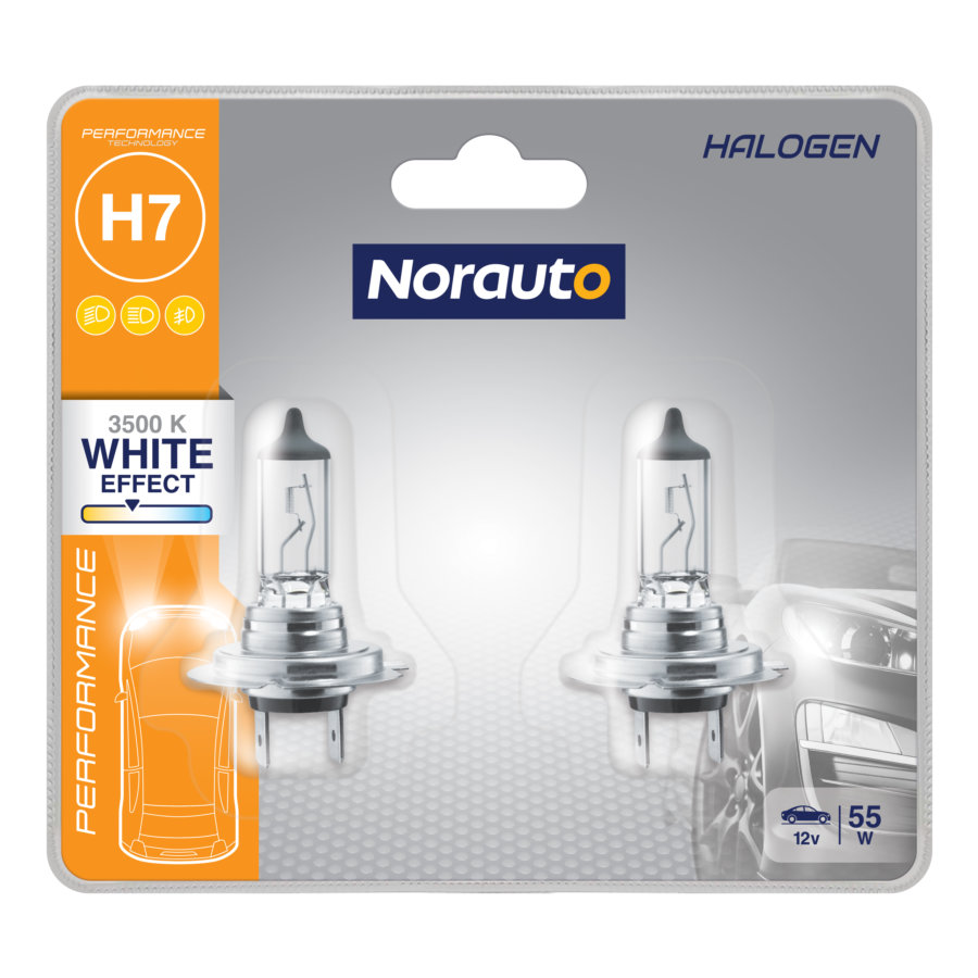 2 Ampoules H7 Norauto Performance White Effect