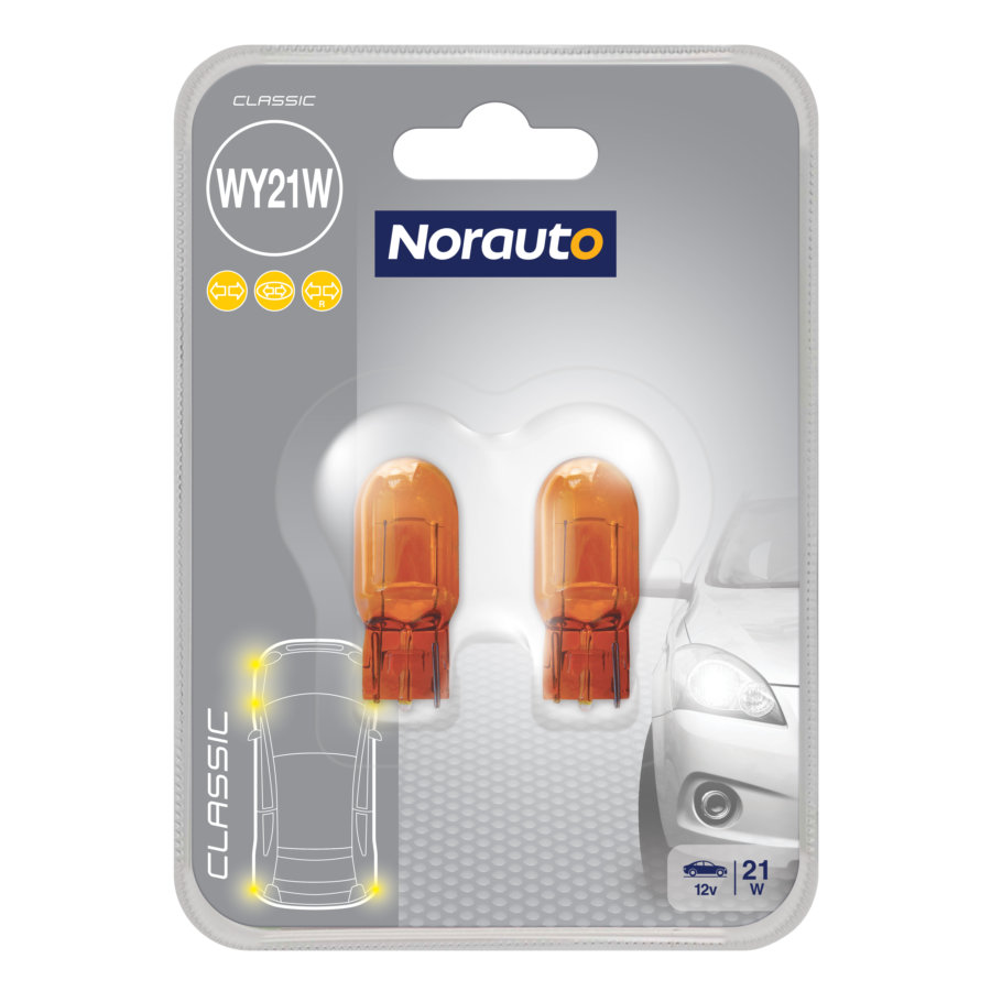 2 Ampoules Wy21w Norauto Classic