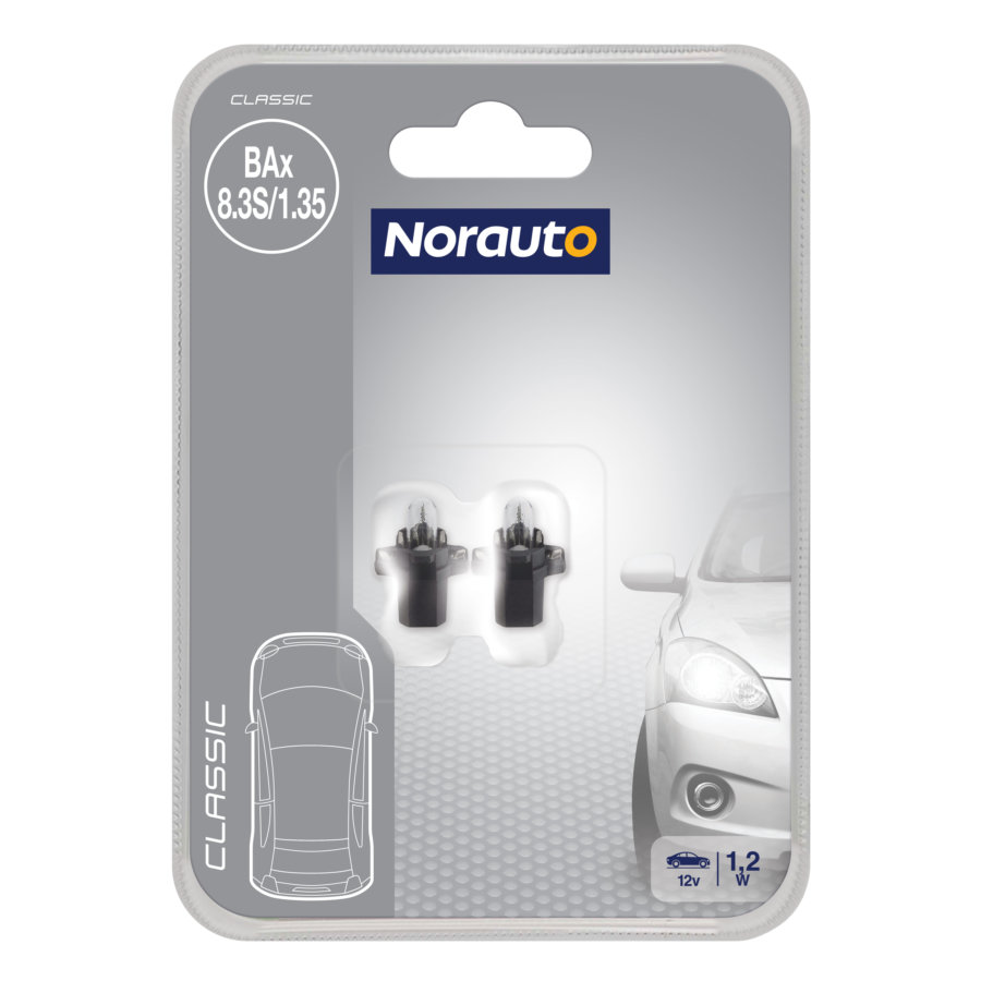 2 Ampoules Bax 8.3s/1.35 Norauto Classic
