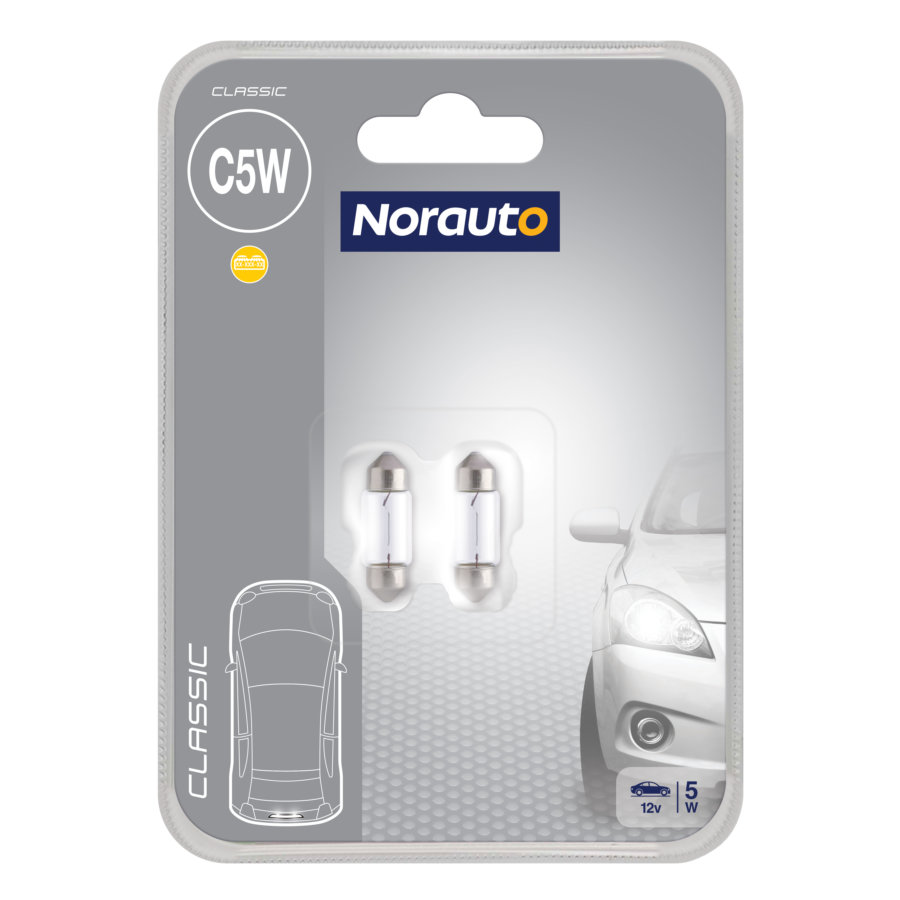 2 Ampoules C5w Norauto Classic