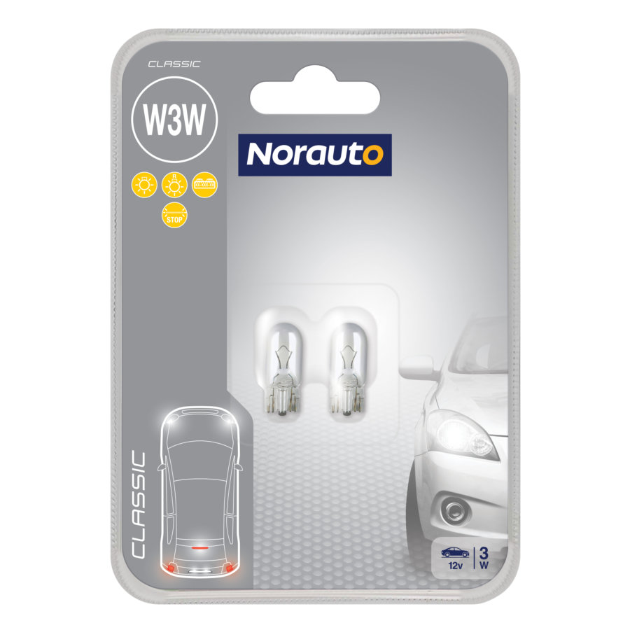 2 Ampoules W3w Norauto Classic